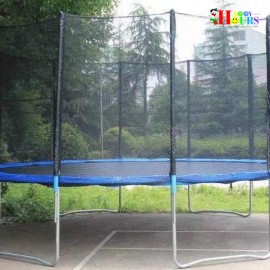 Trampoline With Enclosure Safety Net - 14ft | Powerful Loading Capacity | Kids And Adult