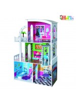 Wooden Doll House With Elevator | Kids Activity Accessories