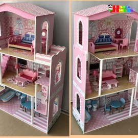 Grand Mansion Big Wooden Doll House | Kids Toys and Accessories