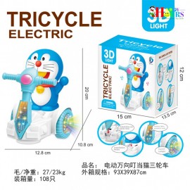 Tricycle Electric Musical Doraemon Toy For Kids