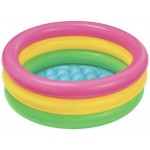 Multicolored Baby Swimming Pool For Kids | 3 Air Chambers With Double Valves Multicolored Baby Swimming Pool For Kids | 3 Air Chambers With Double Valves