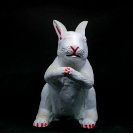 Handmade Pottery Rabbit Sculpture for Rabbit Lovers | Home & Garden Decor