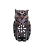 Tealight Candle Holder Glowing Owl | Handmade Clay Art Tealight Candle Holder Glowing Owl | Handmade Clay Art