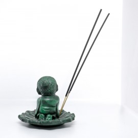 Smiling Buddha Incense Burner-Handmade Clay Item Smiling Buddha Incense Burner-Handmade Clay Item