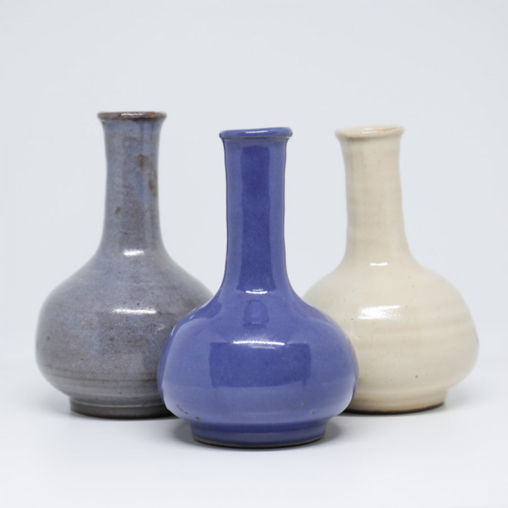 Cylindrical Handmade Table Glaze Vase | Flower Vase for Dining Table