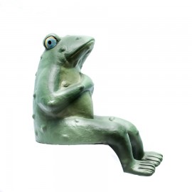Handmade Green Color Frog | Unique Decorative Items