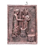 Handmade Traditional Frame (Making Beaten Rice) | Wall Hangings | Wall Decor Handmade Traditional Frame (Making Beaten Rice) | Wall Hangings | Wall Decor