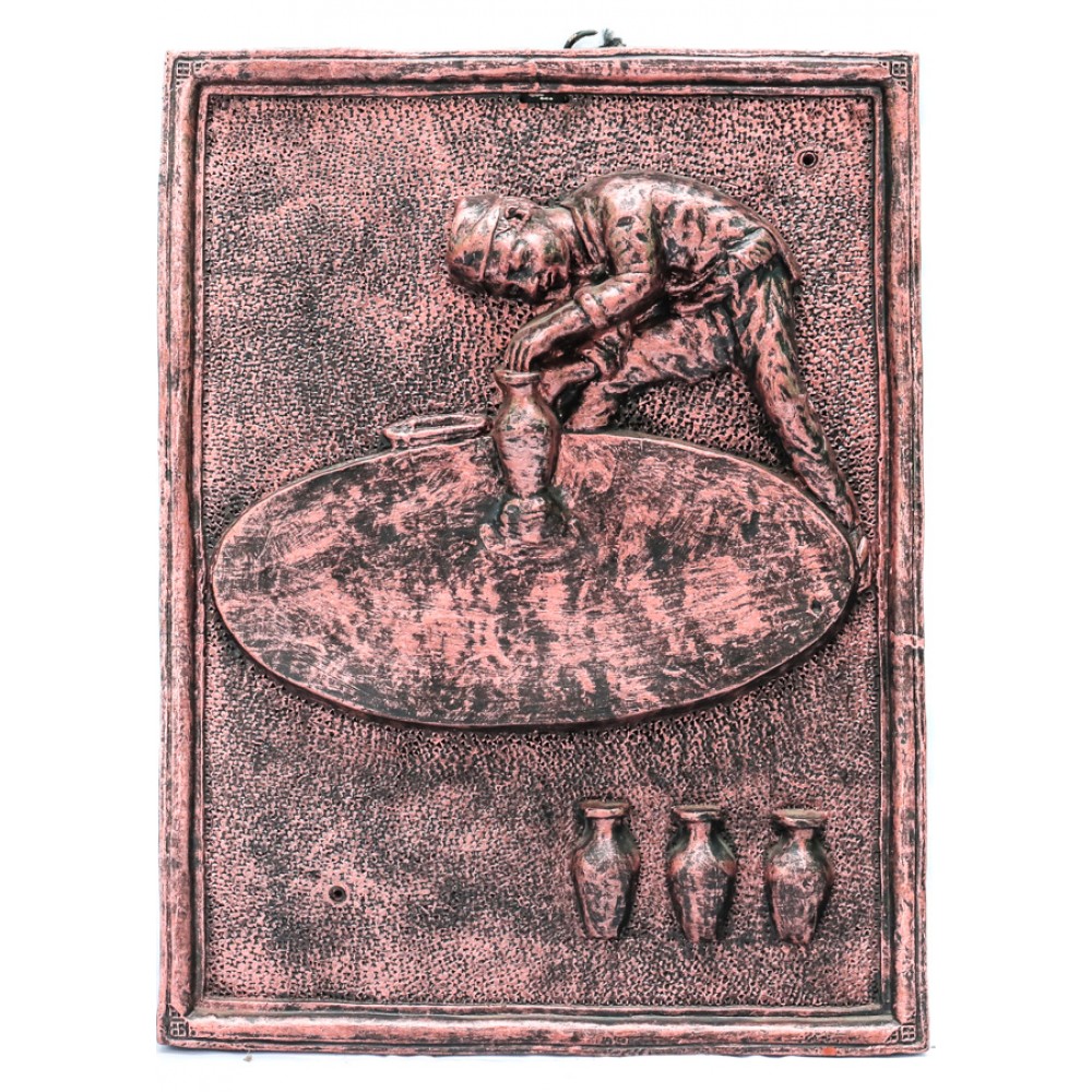 Handmade Clay Traditional Picture Frame (Pottery Wheel Throwing)