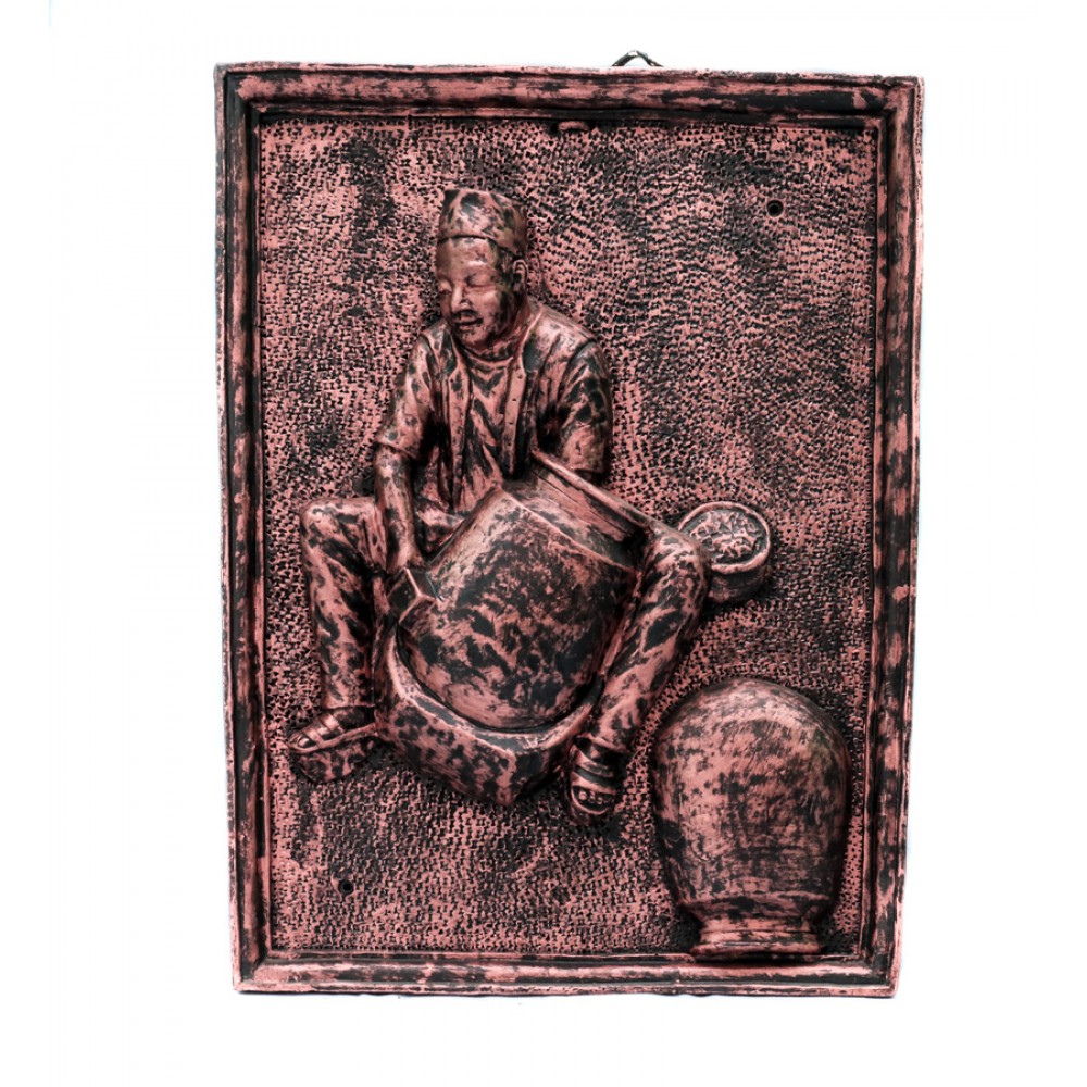 Handmade Traditional Frame | Pottery Making Pot | Mud Art Wall Hangings Handmade Traditional Frame | Pottery Making Pot | Mud Art Wall Hangings