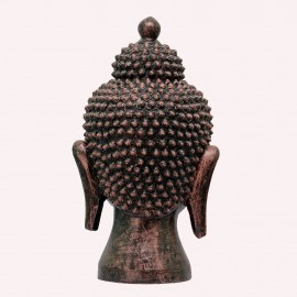 Traditional Handmade Meditating Lord Buddha Head Statue 16" Traditional Handmade Meditating Lord Buddha Head Statue 16"