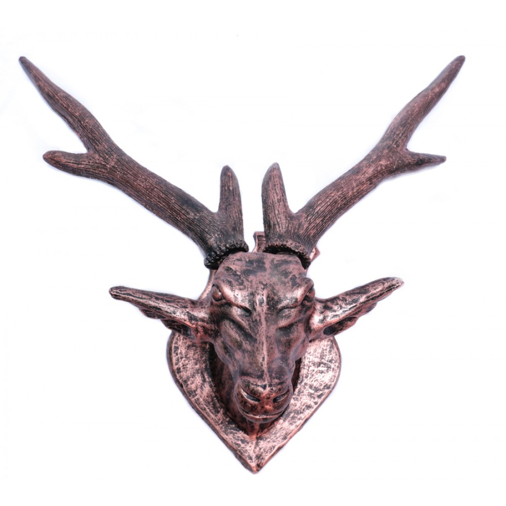 Handmade Deer Head Wall Hangings | Made From Clay Handmade Deer Head Wall Hangings | Made From Clay