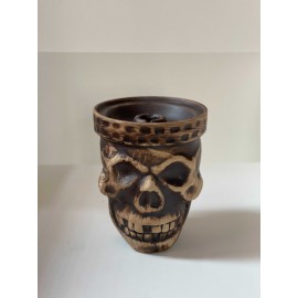 Hookah Chillum Skull Face - Hukka Chimney