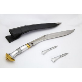 Handmade Chitlange aluminium handle Khukuri Handmade Chitlange aluminium handle Khukuri