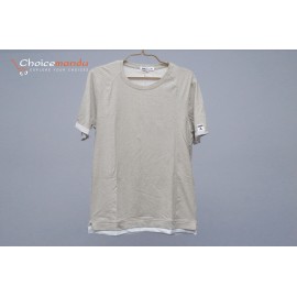 Light greybrown colour,round neck t-shirt