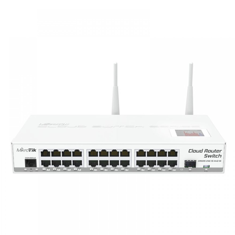 Mikrotik CRS125-24G-1S-2HnD-IN Cloud Router L3 Switch Mikrotik CRS125-24G-1S-2HnD-IN Cloud Router L3 Switch