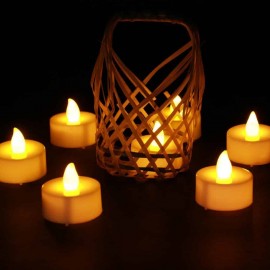 Pistto 6Pcs Flameless LED Candle Tea Lights  Pistto 6Pcs Flameless LED Candle Tea Lights