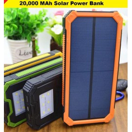 Solar Power Bank-20000mAh | Charge Your Phone Throughout Several Days Solar Power Bank-20000mAh | Charge Your Phone Throughout Several Days