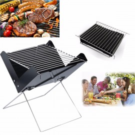 Portable Folding BBQ Grill Stainless Charcoal Carbon Oven - Garden Camping Portable Folding BBQ Grill Stainless Charcoal Carbon Oven - Garden Camping