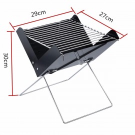 Portable Folding BBQ Grill Stainless Charcoal Carbon Oven - Garden Camping Portable Folding BBQ Grill Stainless Charcoal Carbon Oven - Garden Camping