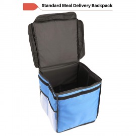 Customized Non-Insulated Meal Delivery Bag- Bike Pickup Backpack-Small