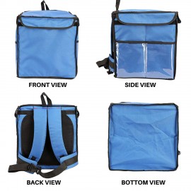 Customized Insulated Meal Delivery Bag- Bike Pickup Backpack-Small