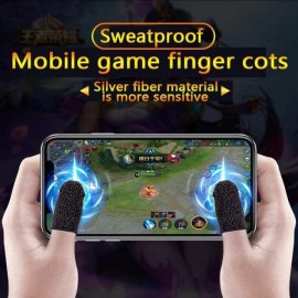 Sweat Proof Touch Screen Sensitive Finger Sleeve Set For Mobile Gaming | PUBG Finger Sleeve