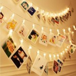 LED Photo Clip String Lights - 20 Photo Clips Fairy Lights LED Photo Clip String Lights - 20 Photo Clips Fairy Lights