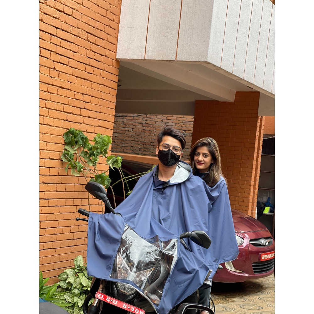 Double Motor Bike Raincoat | Double Protection Poncho Double Motor Bike Raincoat | Double Protection Poncho