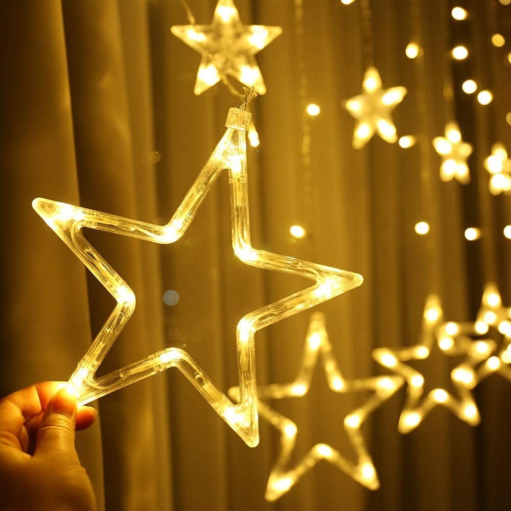 Star Lights | 6 Big And 6 Small Star Lights | 6 Big And 6 Small