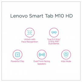 Lenovo Tab M10 HD Tablet (10.1-inch, 2GB, 32GB, Wi-Fi + 4G LTE, Volte Calling) Lenovo Tab M10 HD Tablet (10.1-inch, 2GB, 32GB, Wi-Fi + 4G LTE, Volte Calling)