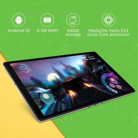 Lenovo Tab M10 HD 2nd Gen (10.1 inch, 4 GB, 64 GB, Wi-Fi + LTE), Platinum Grey with Metallic Body and Octa-core Processor Lenovo Tab M10 HD 2nd Gen (10.1 inch, 4 GB, 64 GB, Wi-Fi + LTE), Platinum Grey with Metallic Body and Octa-core Processor