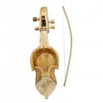 Ganesh Design Light Brown Sarangi | A Typical Nepali Music Instrument Ganesh Design Light Brown Sarangi | A Typical Nepali Music Instrument