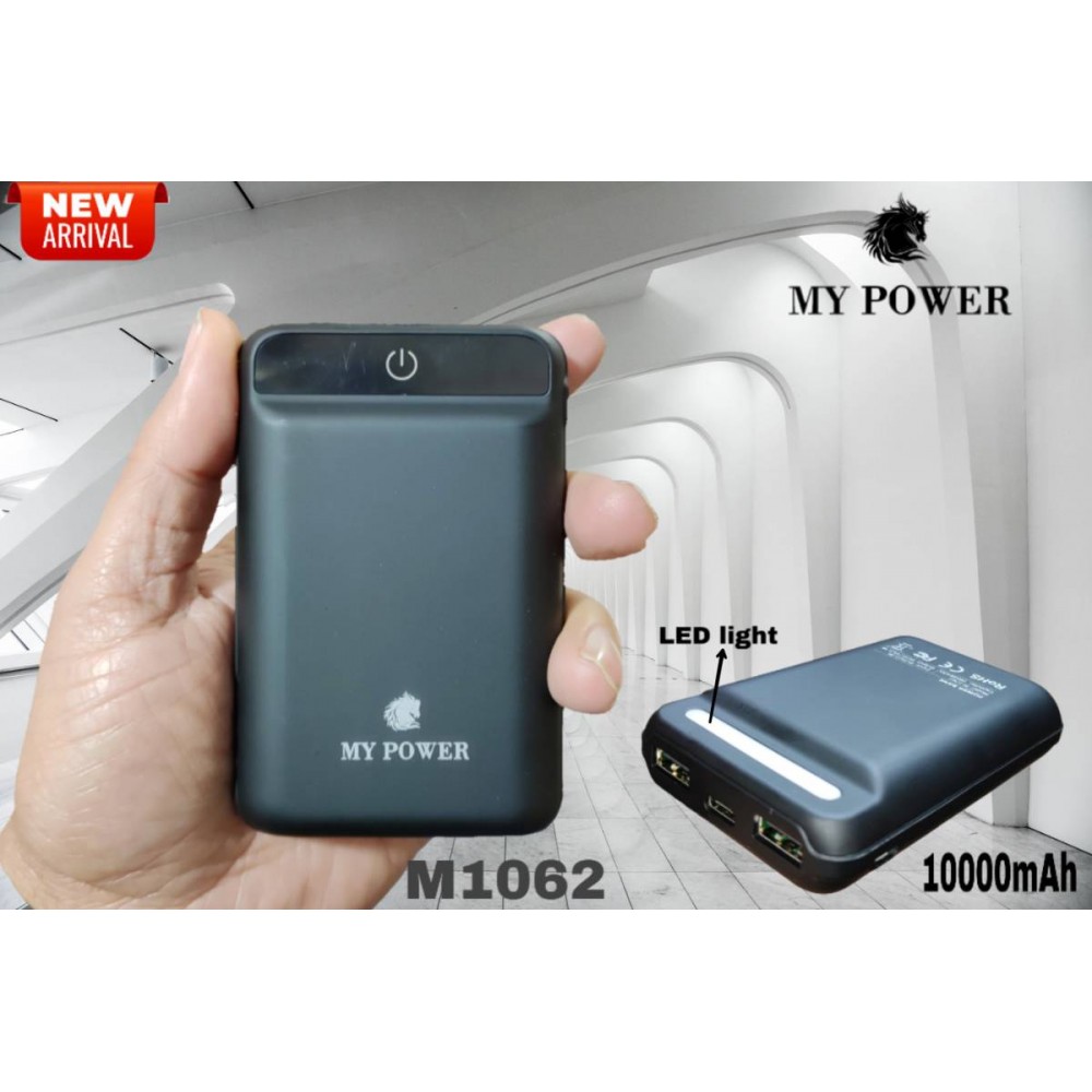 My Power Powerbank With LED Light 10000mAh My Power Powerbank With LED Light 10000mAh