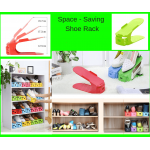 Space saving shoe rack