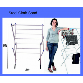 Steel cloth stand