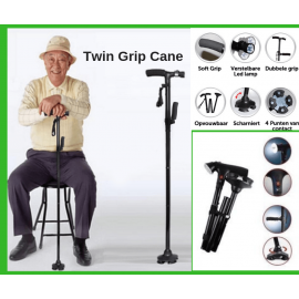 Twin Grip Cane For Old Men