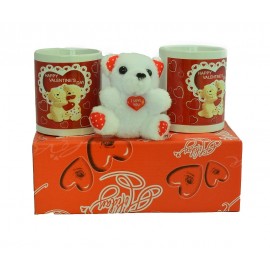 Double Cup Set with Small Doll For This Valentine