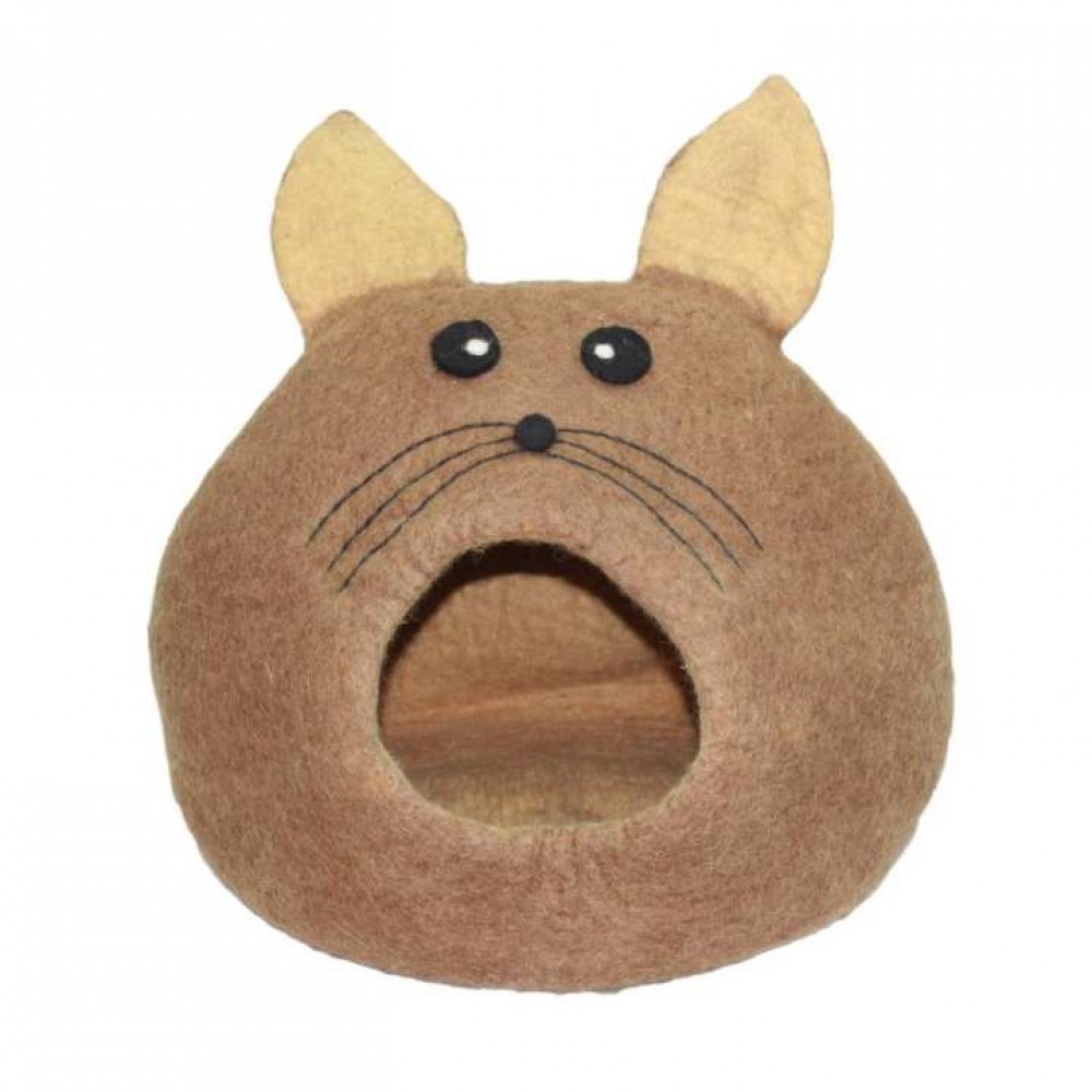 Brown Wool Cat Home | Handmade Product | Great gift for cat lover