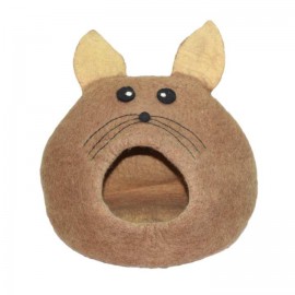 Brown Wool Cat Home | Handmade Product | Great gift for cat lover