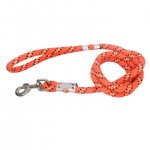 Orange Colour Leash For Dog | Nylon | Durable And safe | 58 Inch | Clip Closure