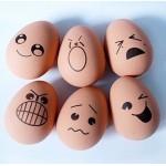 Rubber Egg Toys For Dogs | Various Face Expression