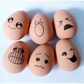 Rubber Egg Toys For Dogs | Various Face Expression