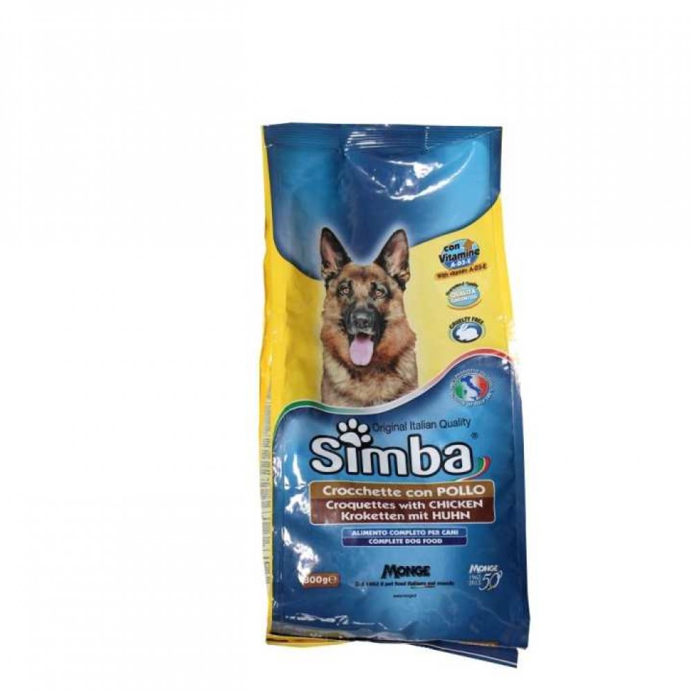 Simba Dog Food Croquettes with Chicken - 800g Simba Dog Food Croquettes with Chicken - 800g
