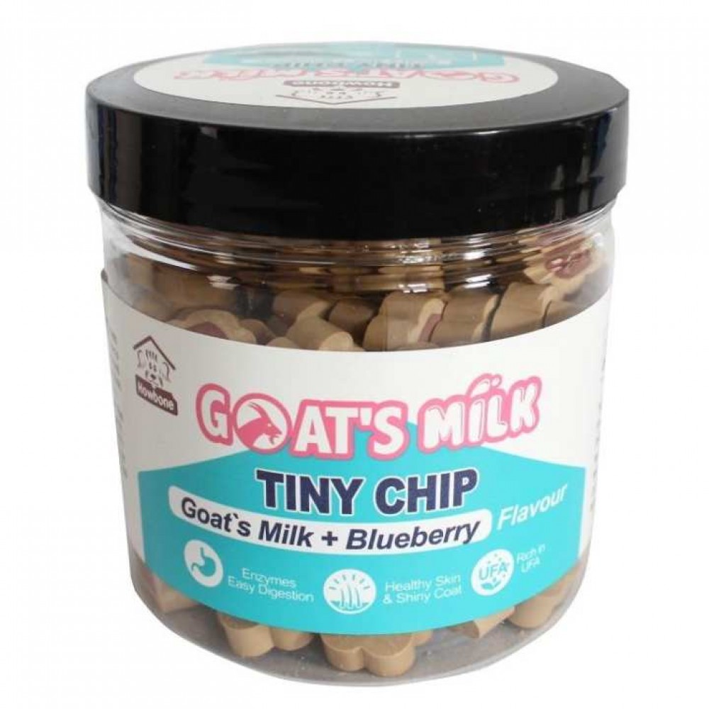 Howbone Tiny Chip Goat's Milk and Blueberry Dog Snacks - 220 gm Howbone Tiny Chip Goat's Milk and Blueberry Dog Snacks - 220 gm