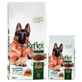 Reflex Premium Adult Dog Food | Lamb, Rice and Vegetable - 15kg
