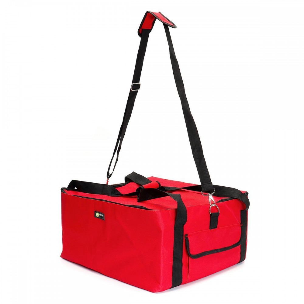 Insulated Thermal Food Delivery Bag-Pizza Delivery Bag (Red)