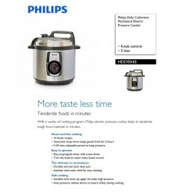 Philips- Mechanical- 5L Pressure Cooker Philips- Mechanical- 5L Pressure Cooker