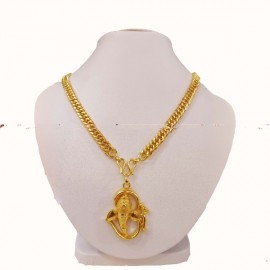 Ganesh Locket Gold Plated For Men