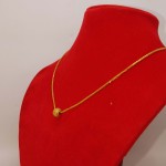 Gold Plated Ball Pendent For Women's Wear 