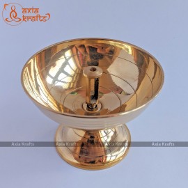 Brass Diyo | Akhanda Jyoti Diyo - 5.5cms 